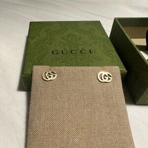 Brand New 18k Gold Gucci Studs